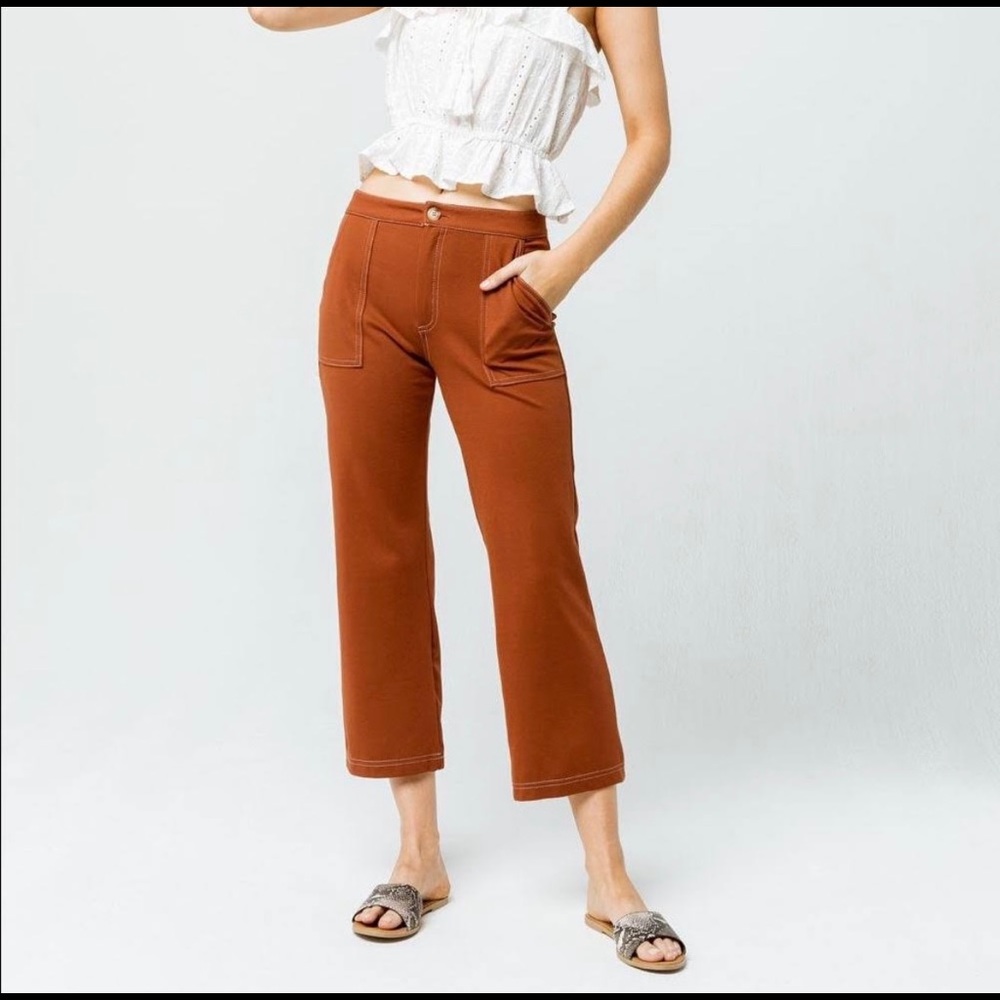 Sky and Sparrow Orange Pants